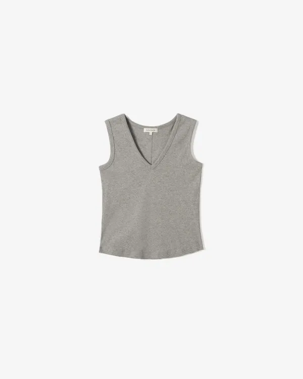 Rue Cotton V-Neck Sleeveless