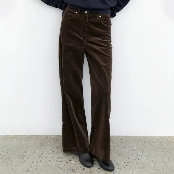 (PT-5801)CORDUROY WIDE PANTS