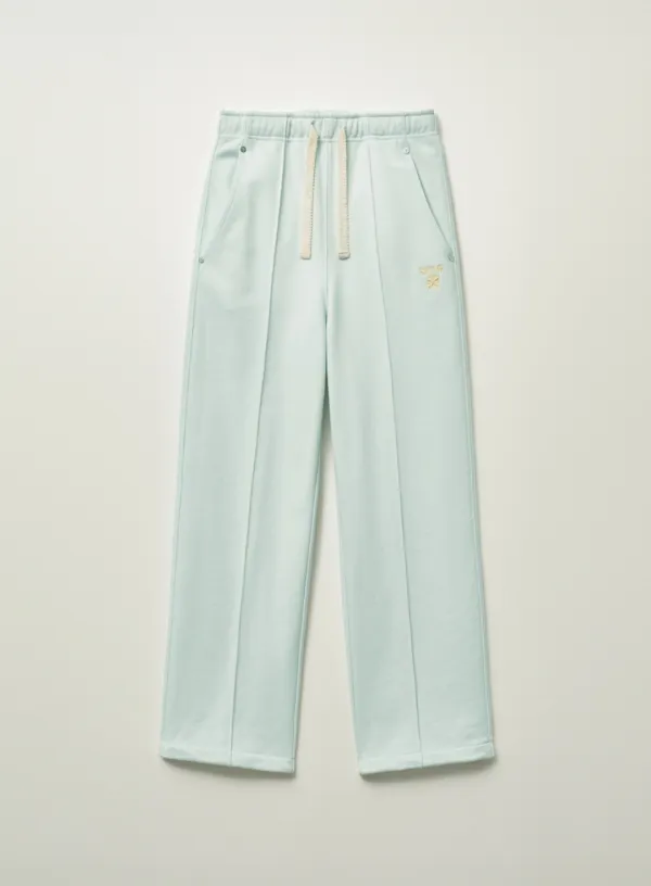 (W) Etna Lounge Straight Sweatpants - Ice Blue