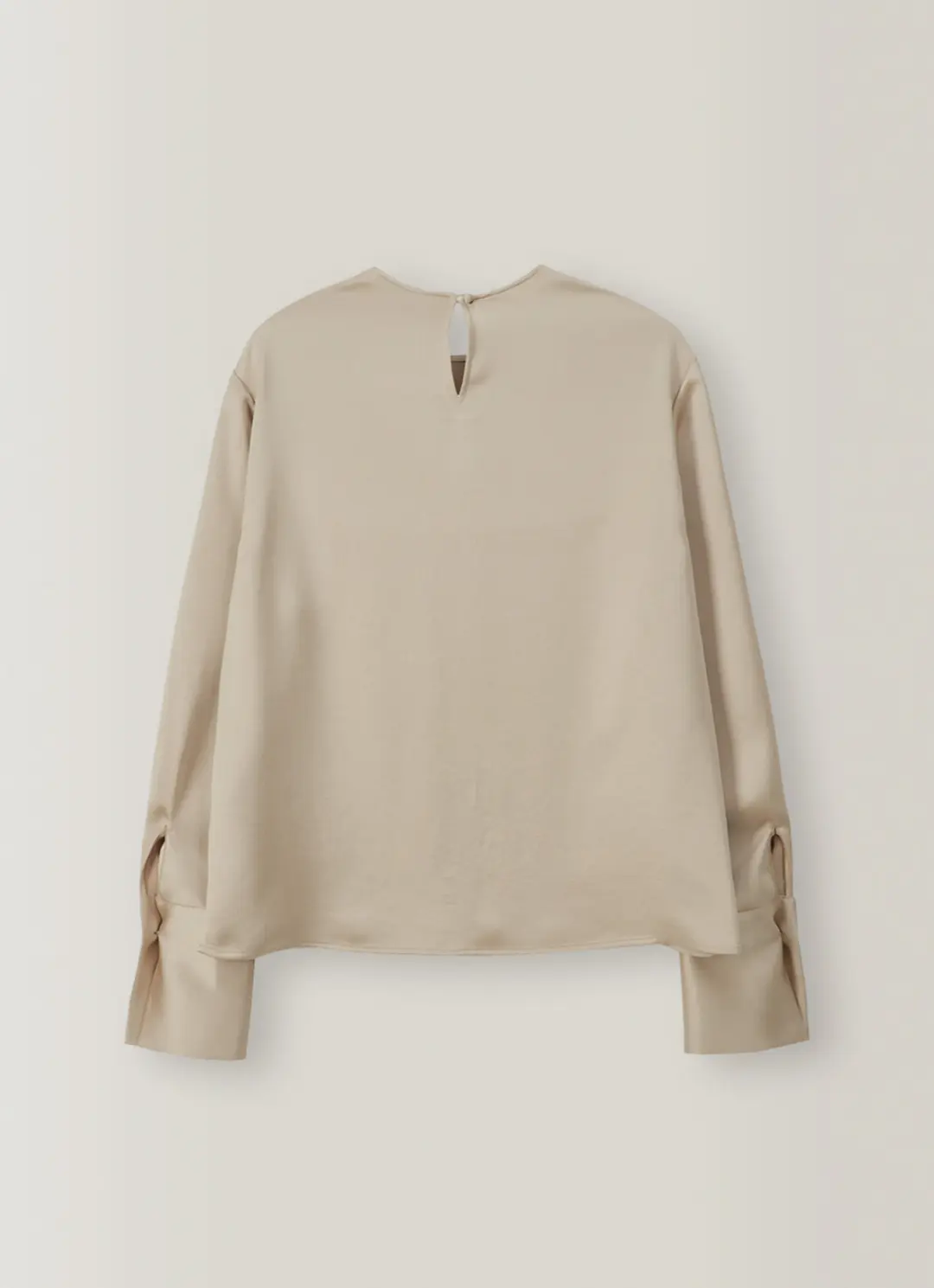 노미나떼 Helen Round Cuffs Blouse (Beige) 상품 이미지 3