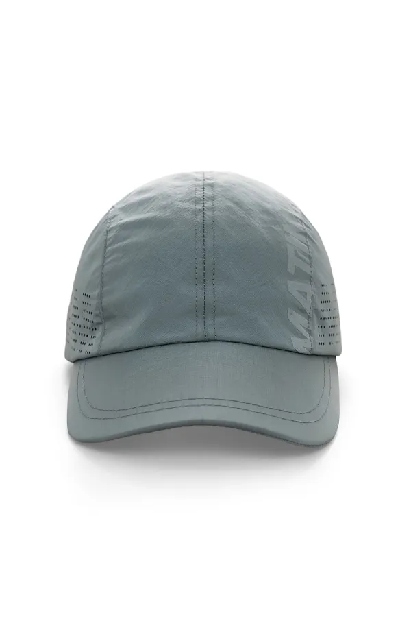 MESH LOGO SPORTY CAP IN GREY