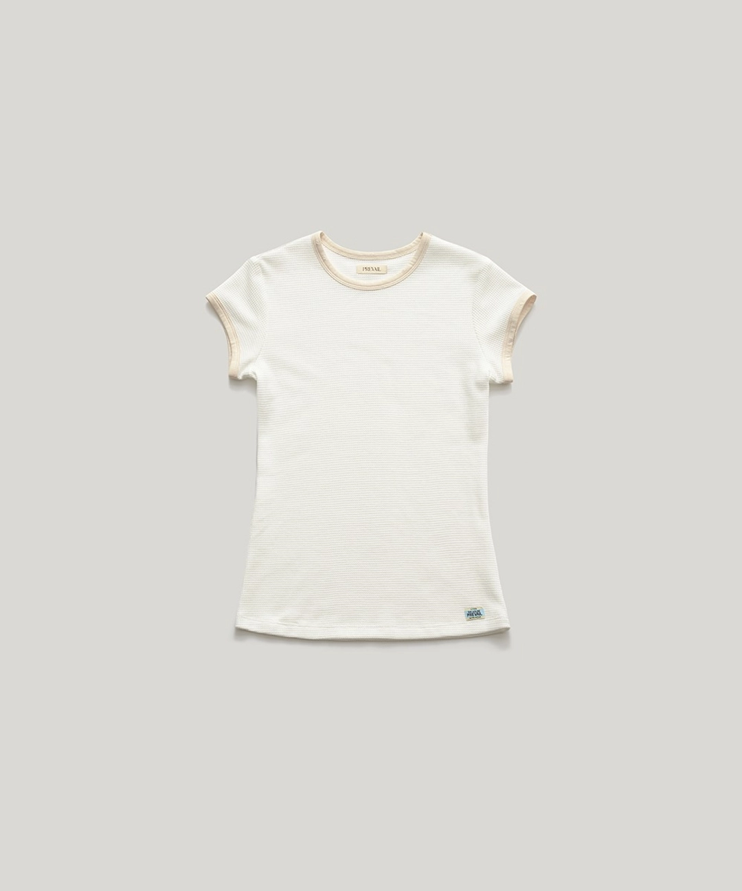 프리베일 PVIL Fine Waffle Tee(Cream)pre-order 상품 이미지 1