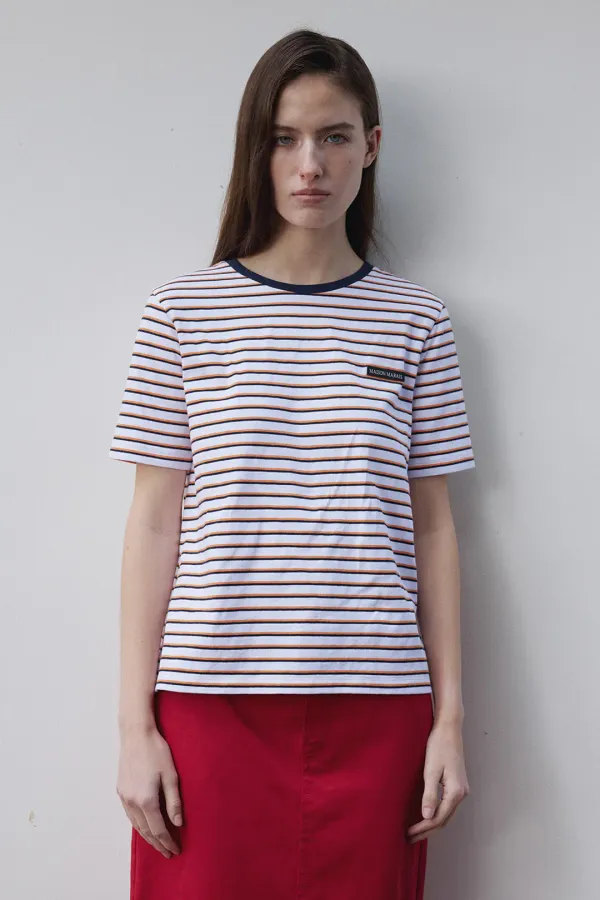 Multi Striped T-shirt, Off White