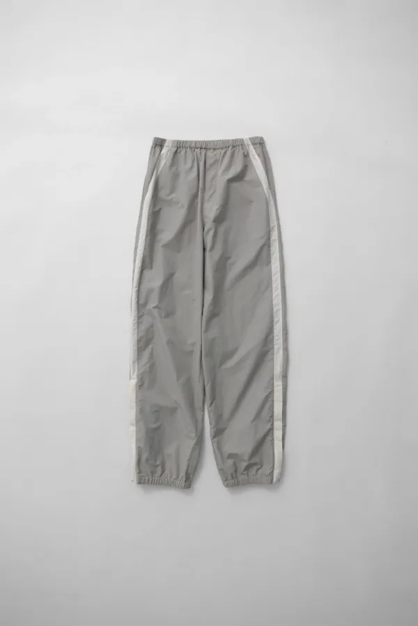nylon track pants (misty grey)