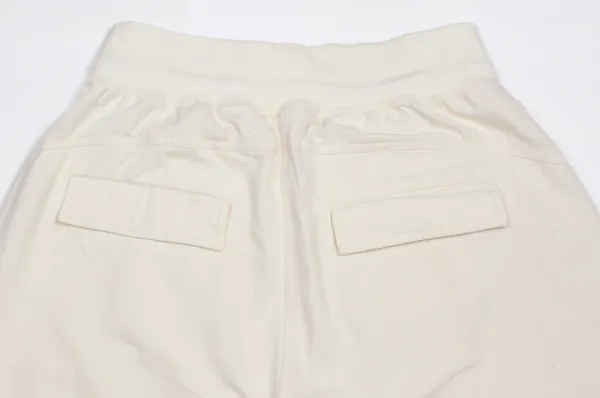 rib summer cotton pants (cream)