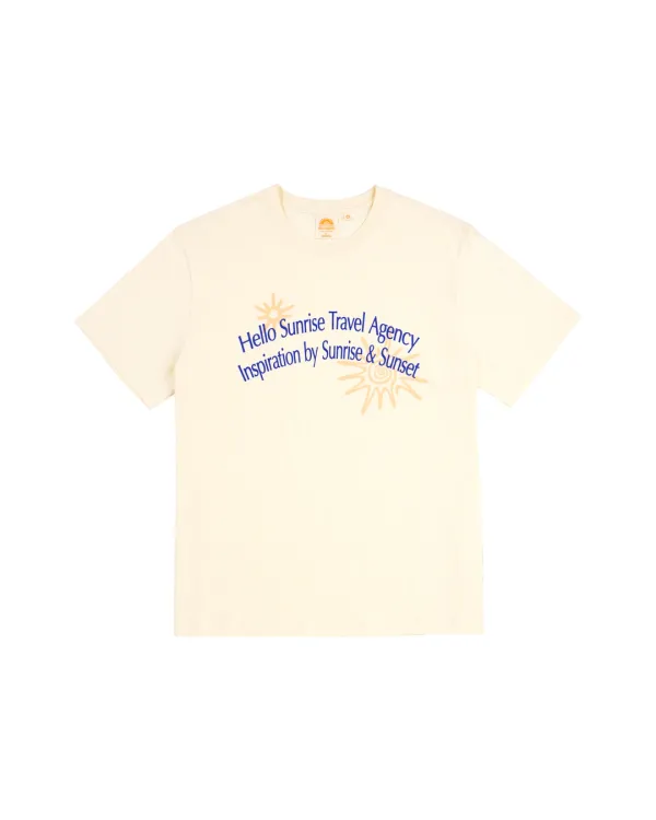 HS Travel Agency Arch Logo Tee_Cream