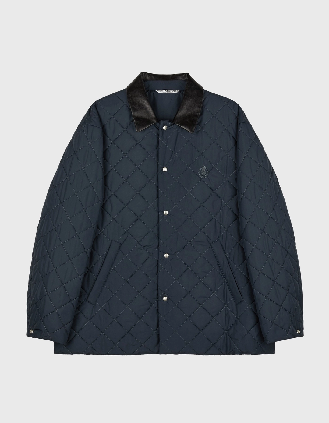 헤리티지플로스 CREST QUILTED JACKET / Navy 상품 이미지 1
