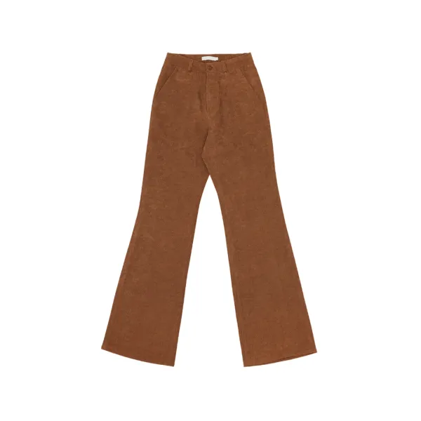 Corduroy Bootcut Pants (squirrel brown)