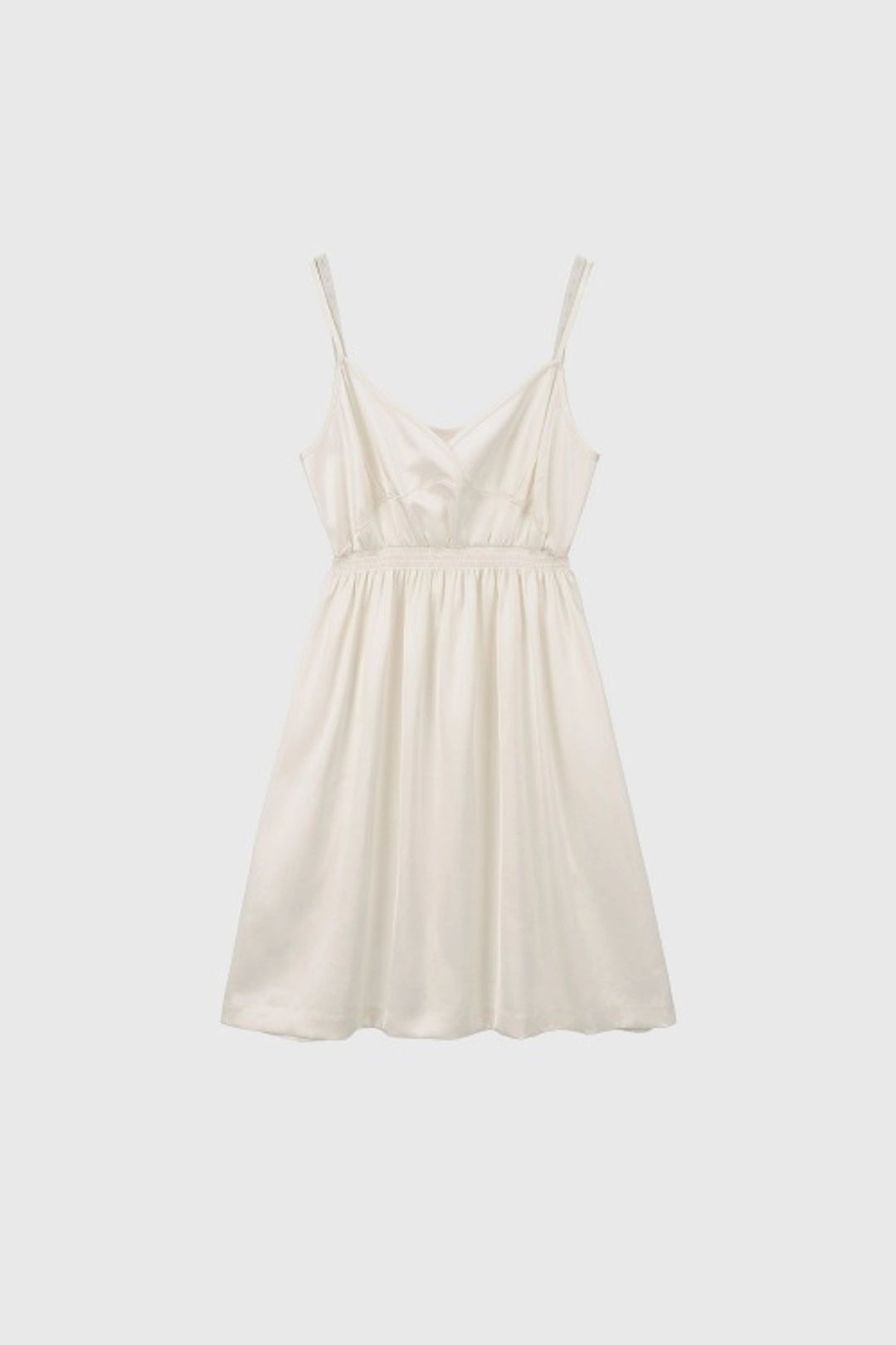 퀸스래빗 Isla Shirring Sleeveless Dress 상품 이미지 1