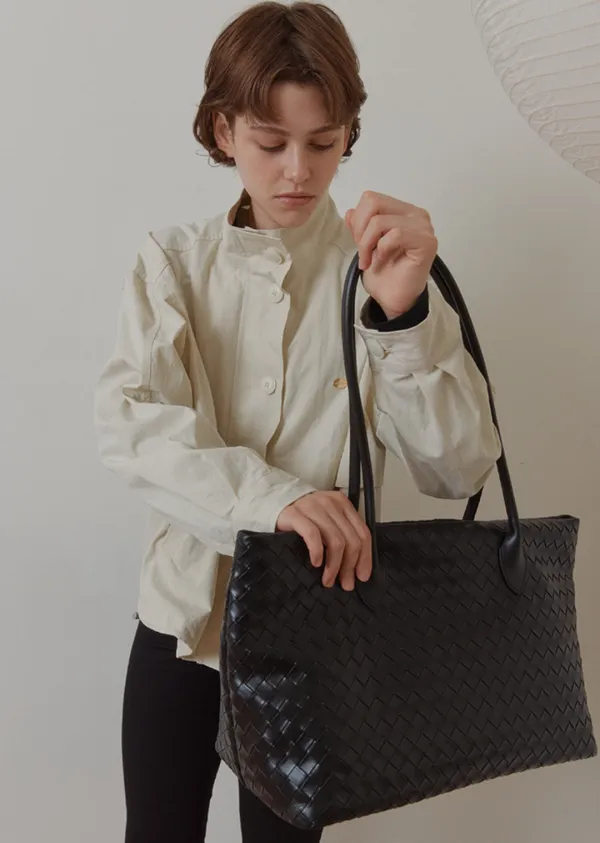 ANC WEAVING LARGE BAG_2COLOR