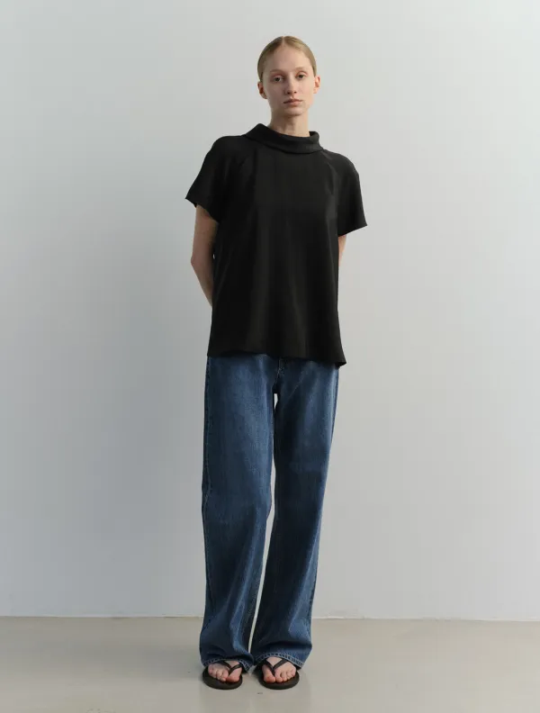 Straight Denim Pants (Blue)