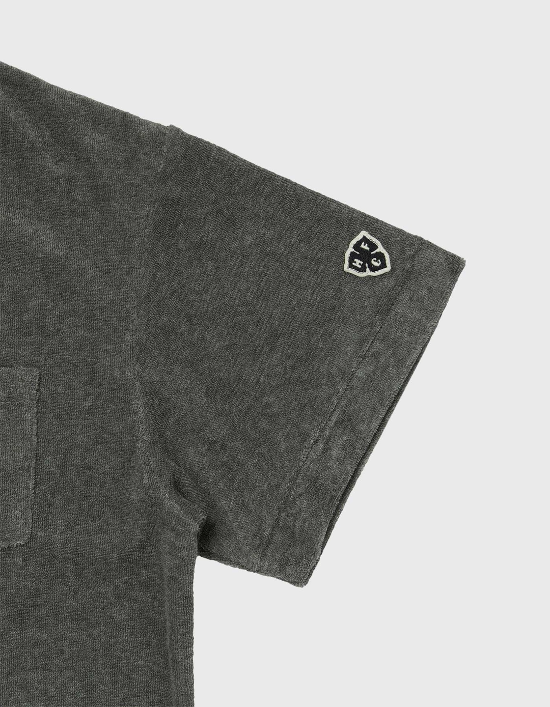 헤리티지플로스 CHILDREN TOWEL POCKET HALF-SLEEVE / M.Grey(30%) 상품 이미지 3
