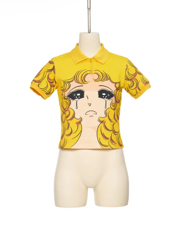 SS26 YELLOW CRYING GIRL PIQUE SHIRT