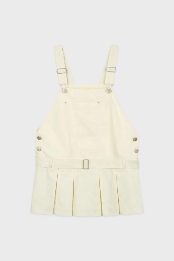Pleats Mini Overall (Cream)