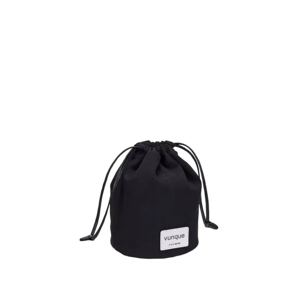Perfec Drawstring Pouch S (퍼펙 드로우 스트링 파우치 스몰) Black