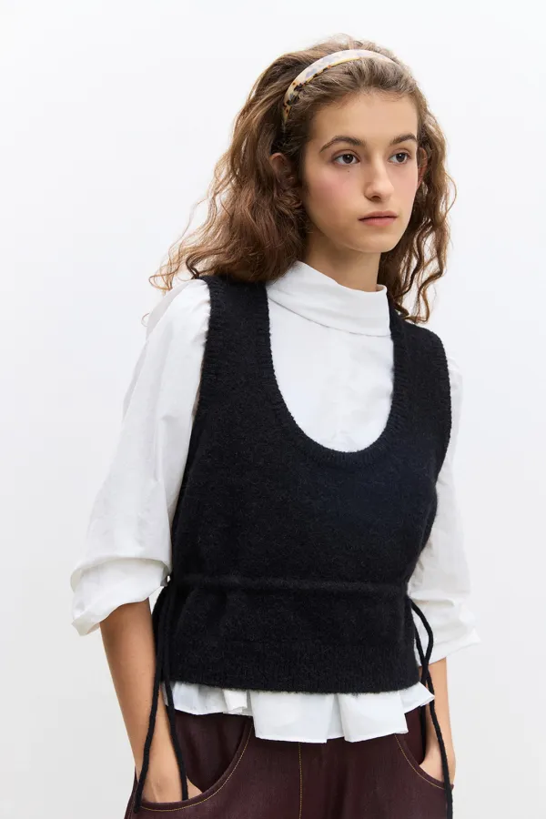 Ver Sweater Vest / Black