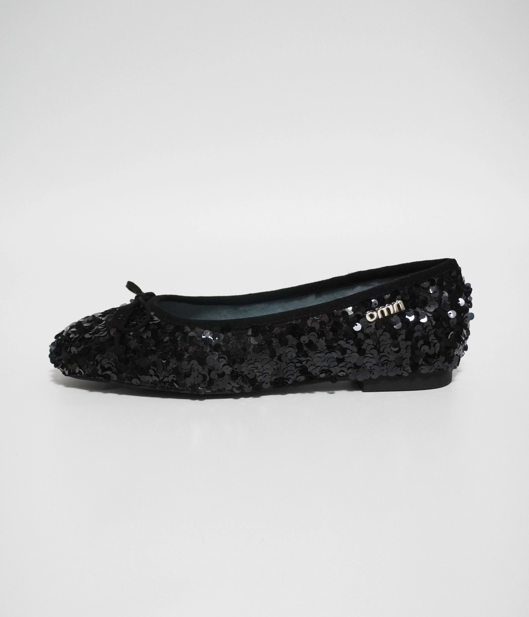 옴니포턴트 omn Spangle Flat Shoes _Black 상품 이미지 1