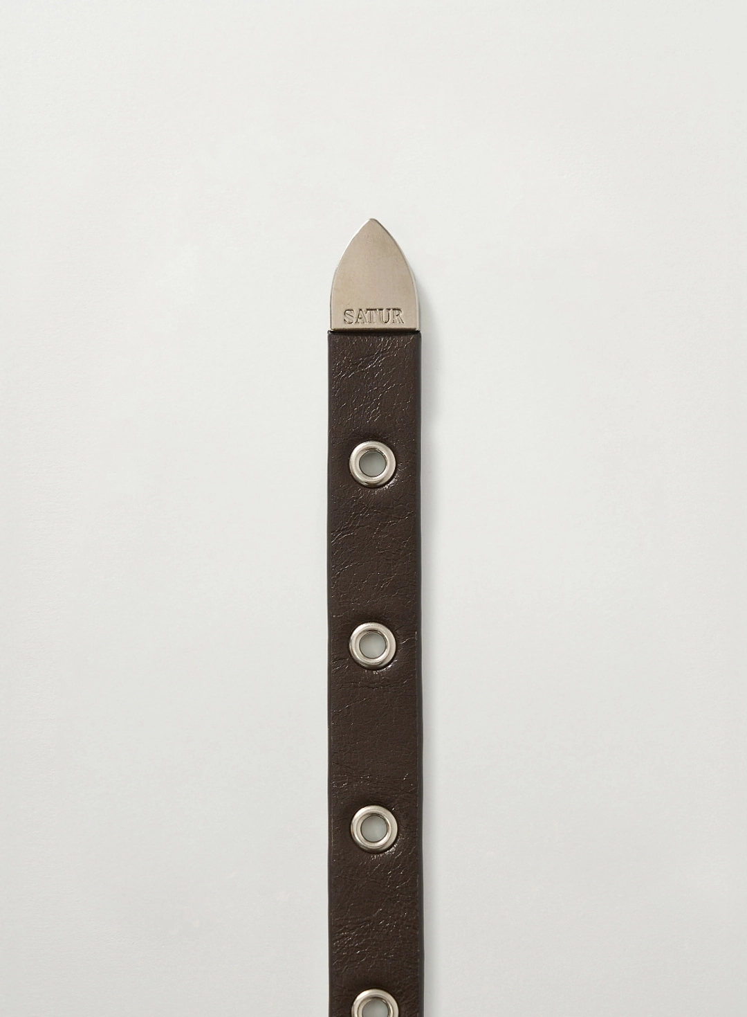 세터 [신예은 Pick] Eyelet Buckle Belt - Brown 상품 이미지 3