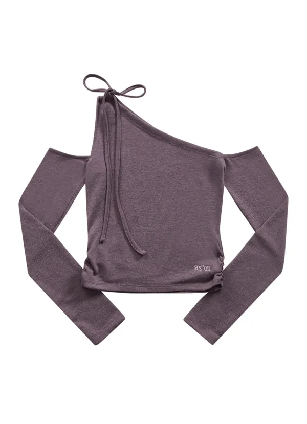 MUSE CUT-OUT TEE / PURPLE