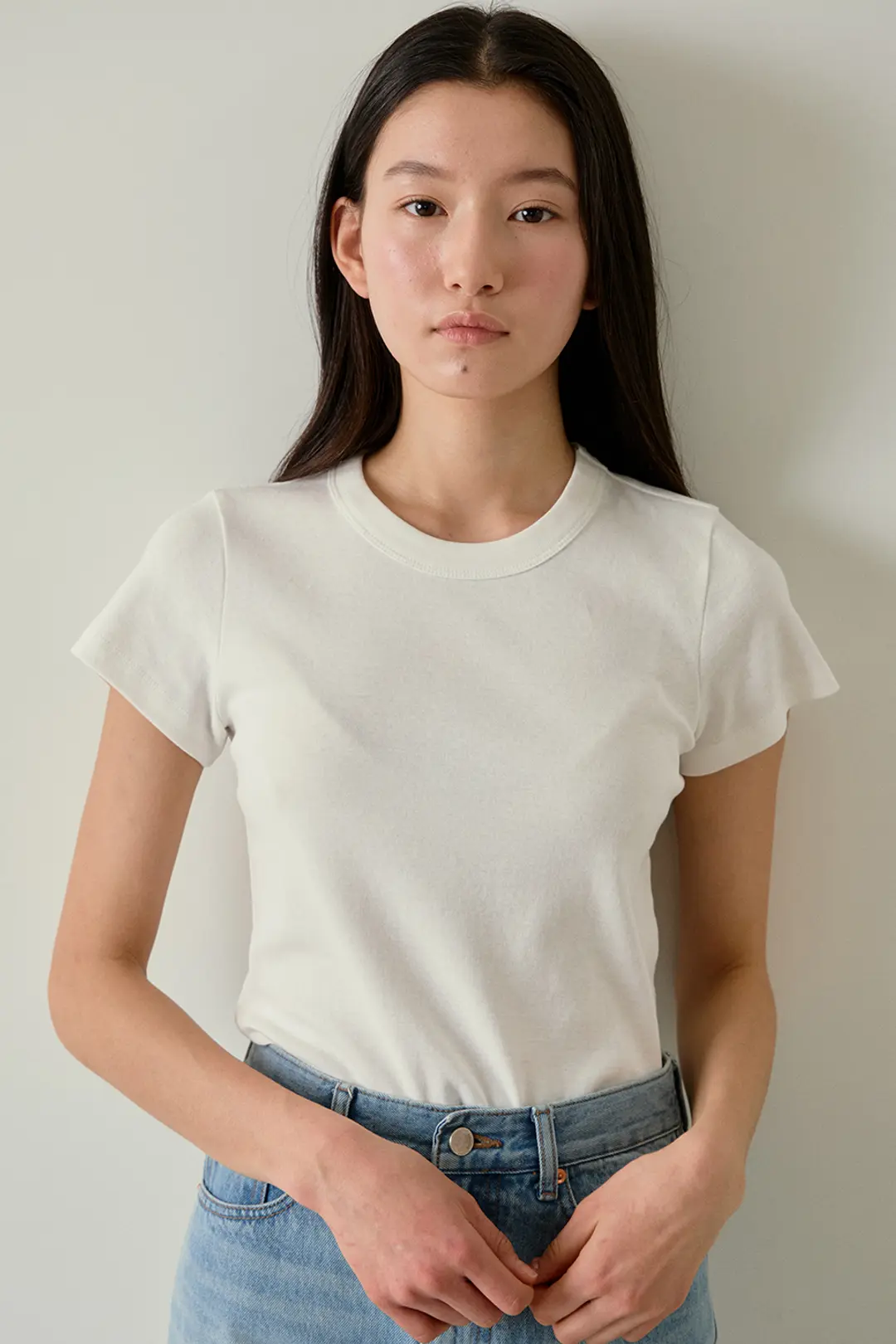 블랭크공삼 organic cotton rib t-shirt (5colors) 상품 이미지 1