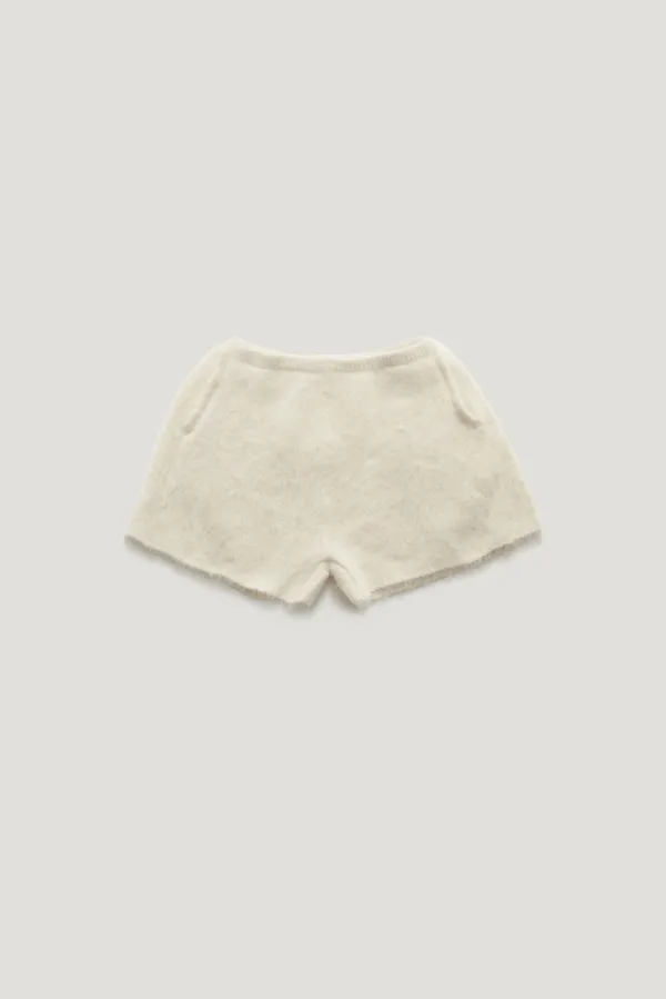 [ALPACA 78%] AALTO HAIRY SHORT KNIT PANTS_IVORY / ₩149,000