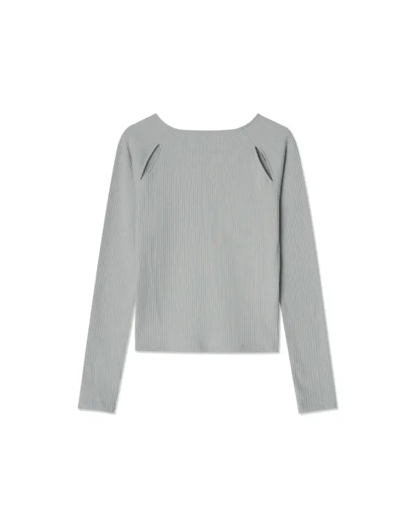 BACK SLIT TOP (4color,2size)