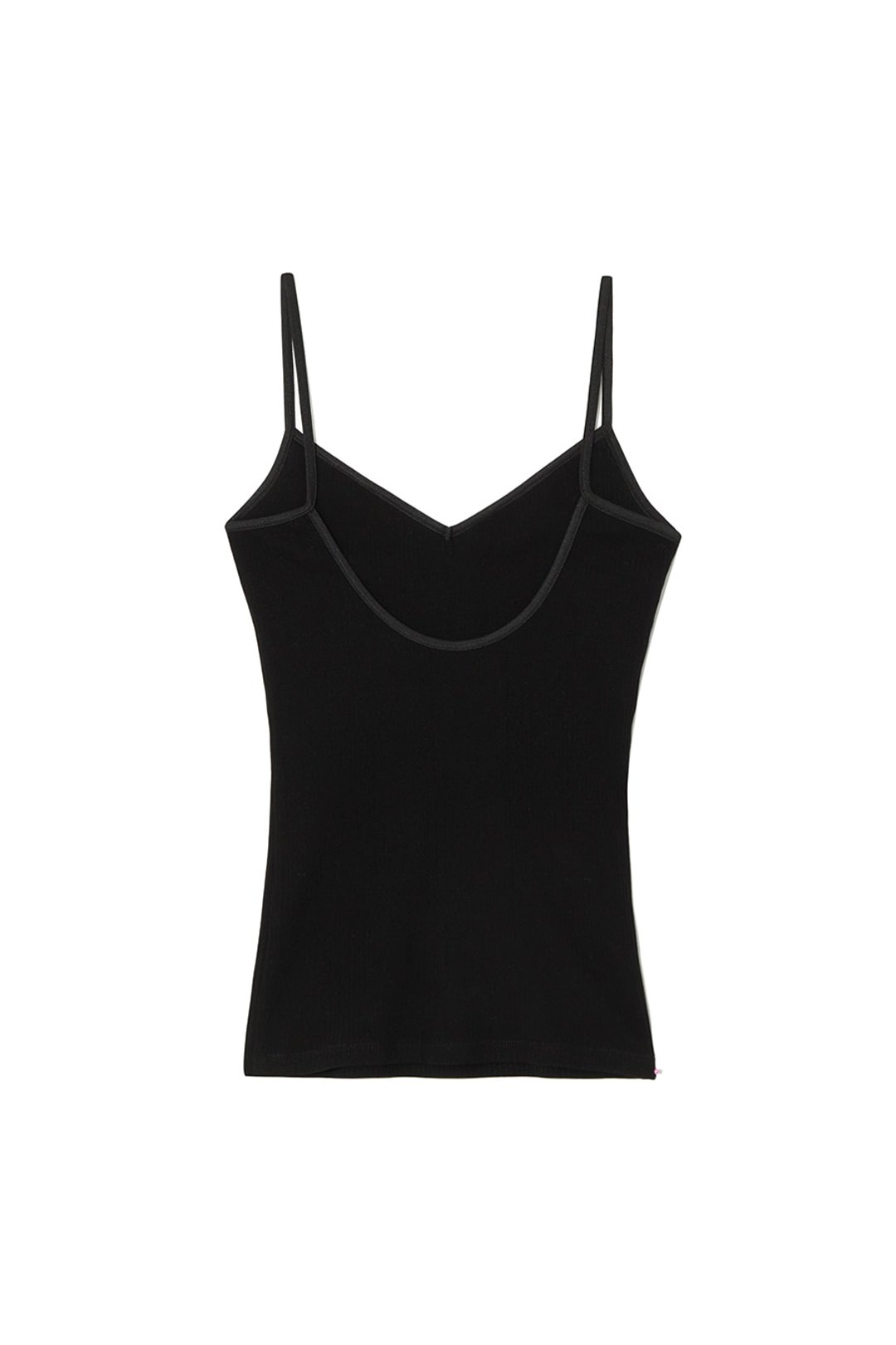 르917 26 BASIC RIBBED TANK TOP [BLACK] 상품 이미지 1