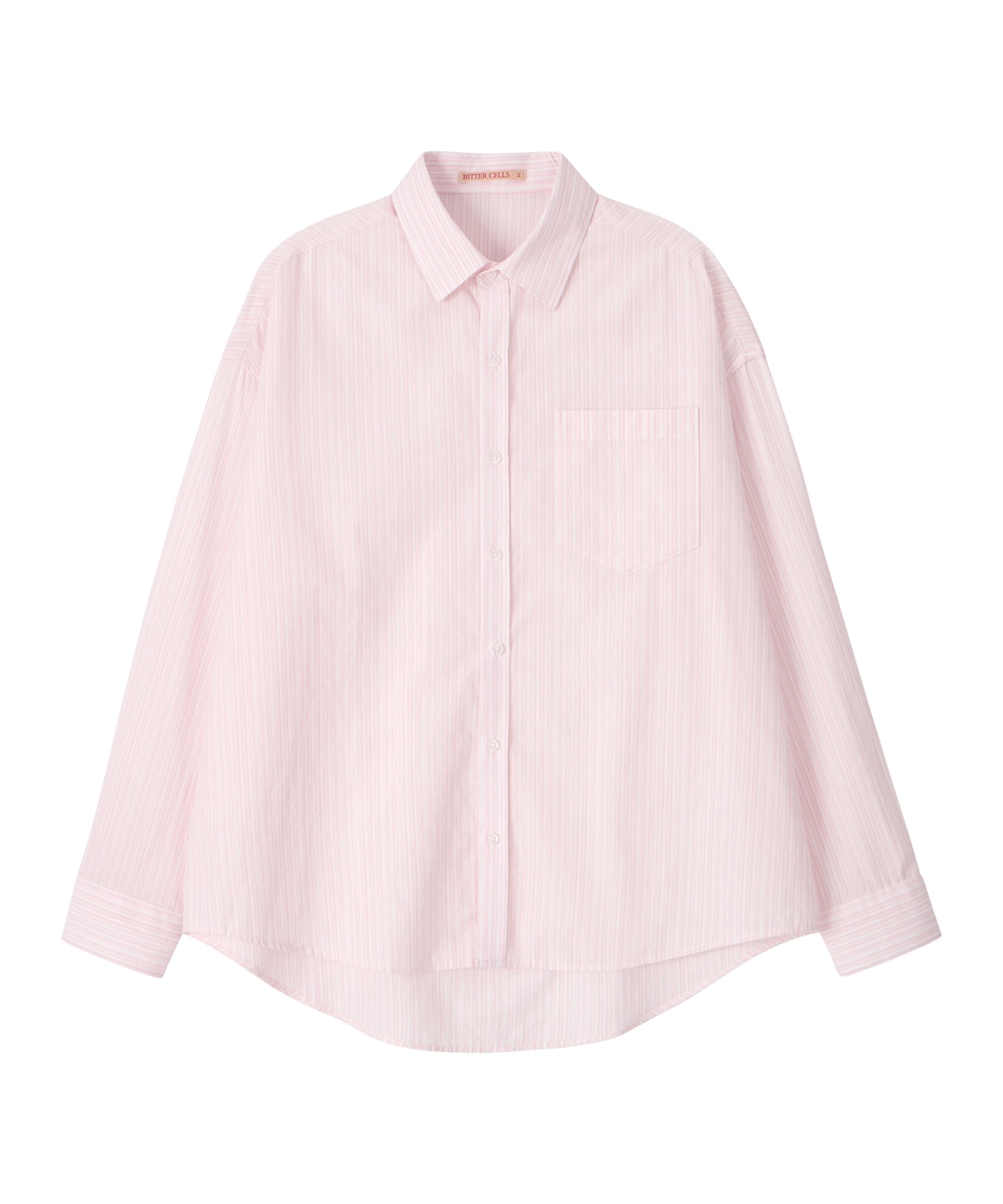비터셀즈 Maya Stripe Shirt-Pink 상품 이미지 1