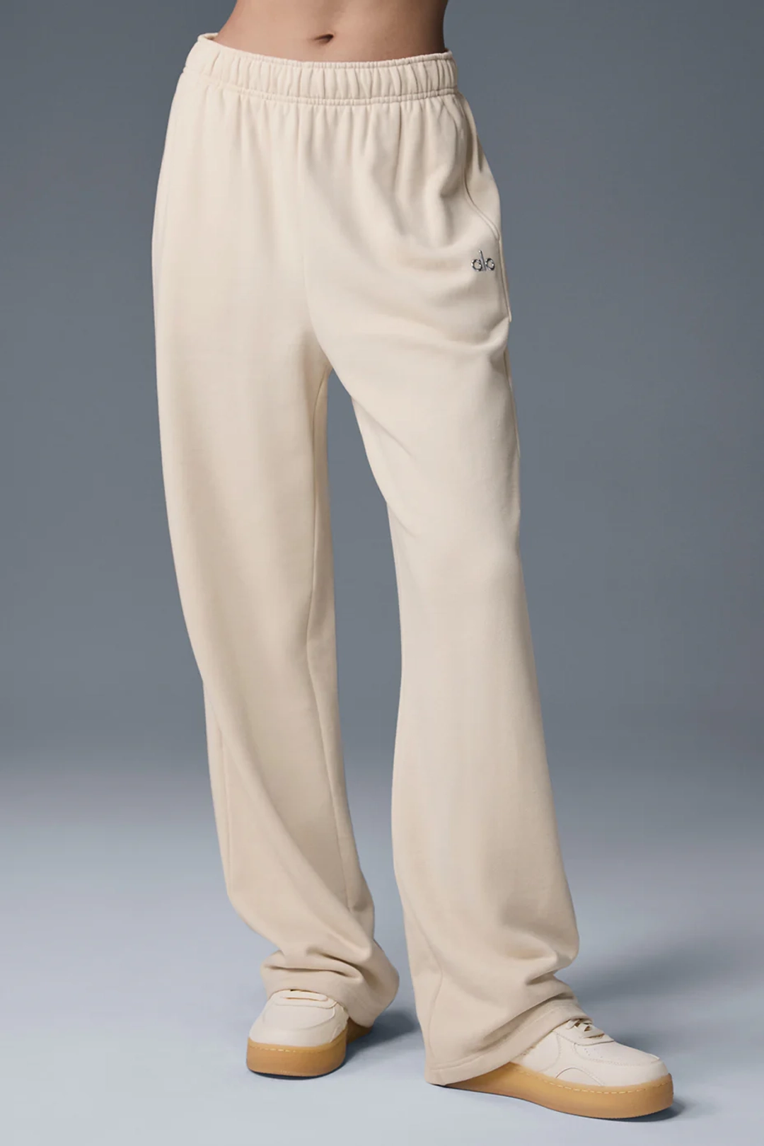 알로요가 Accolade Straight Leg Sweatpant - Oat Milk 상품 이미지 1