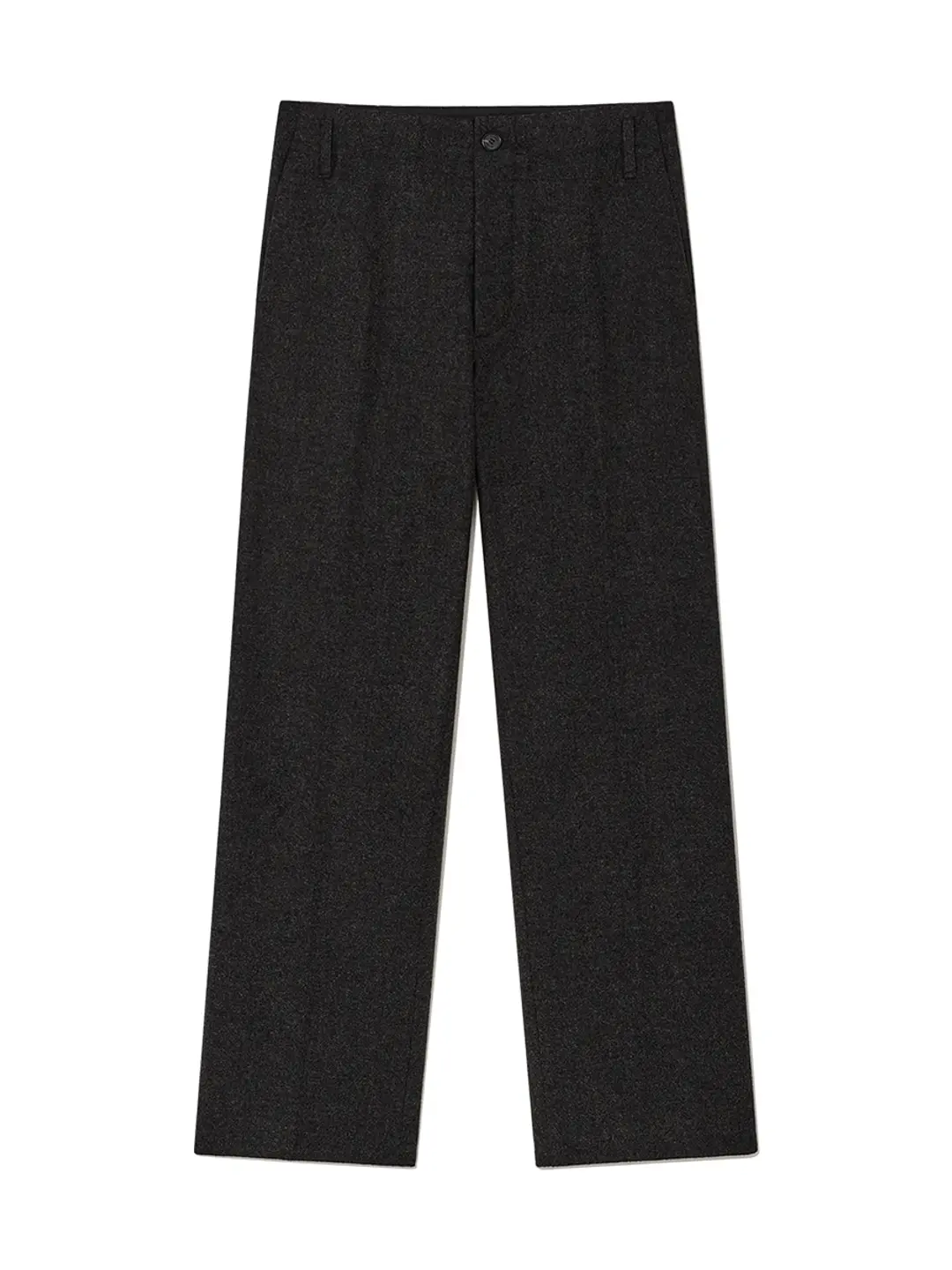 글로니 G STRAIGHT WOOL PANTS (CHARCOAL) 상품 이미지 1