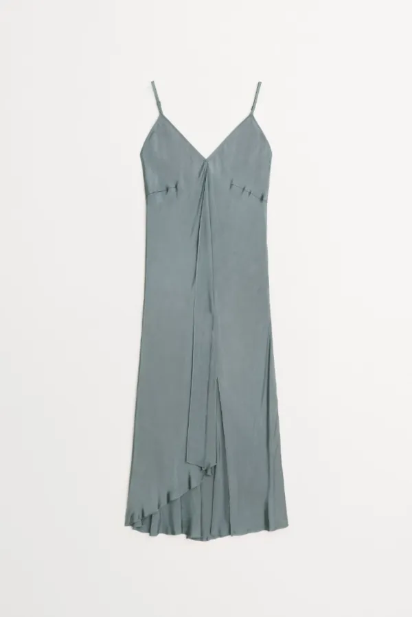 Baker Flared Dress grayish blue