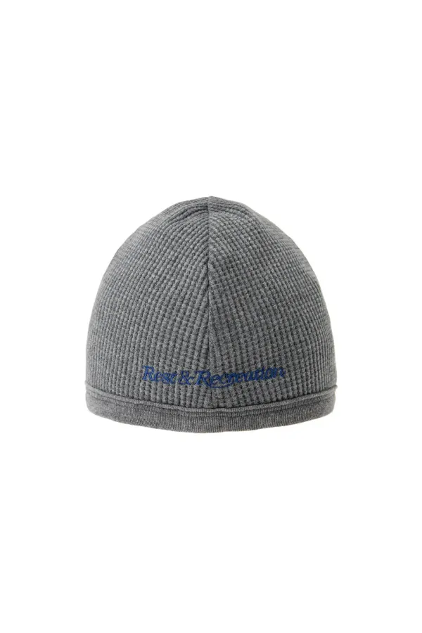 RR RIB JERSEY BEANIE - GREY