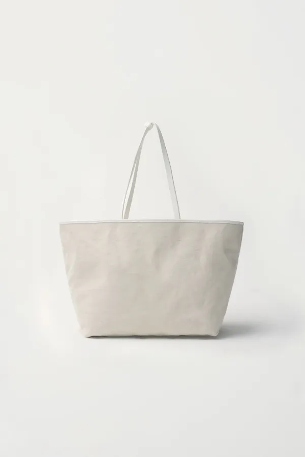 Dover canvas shoulder bag (Ecru white)