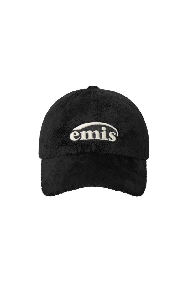 EMIS FUR BALL CAP-BLACK