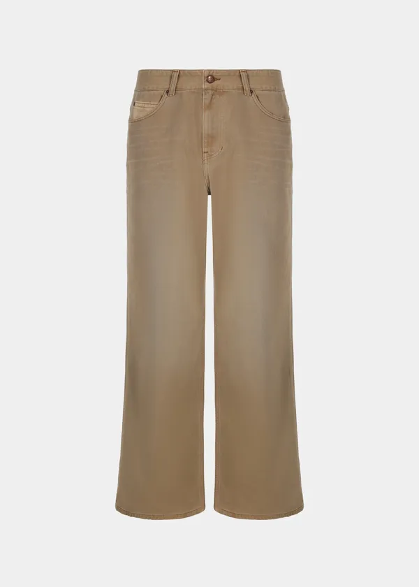 NOICE X VERDY DYED FIVE POCKET PANTS - BEIGE