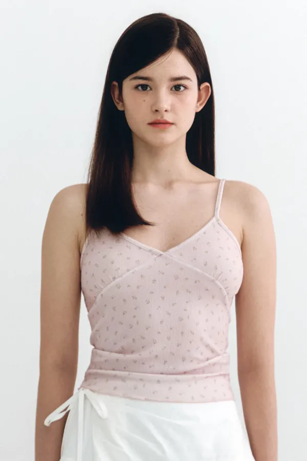 [아이들 우기 착용] Flower Sleeveless Pink