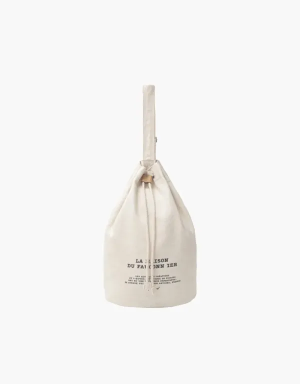 antibes drawstring bag (cotton) - natural
