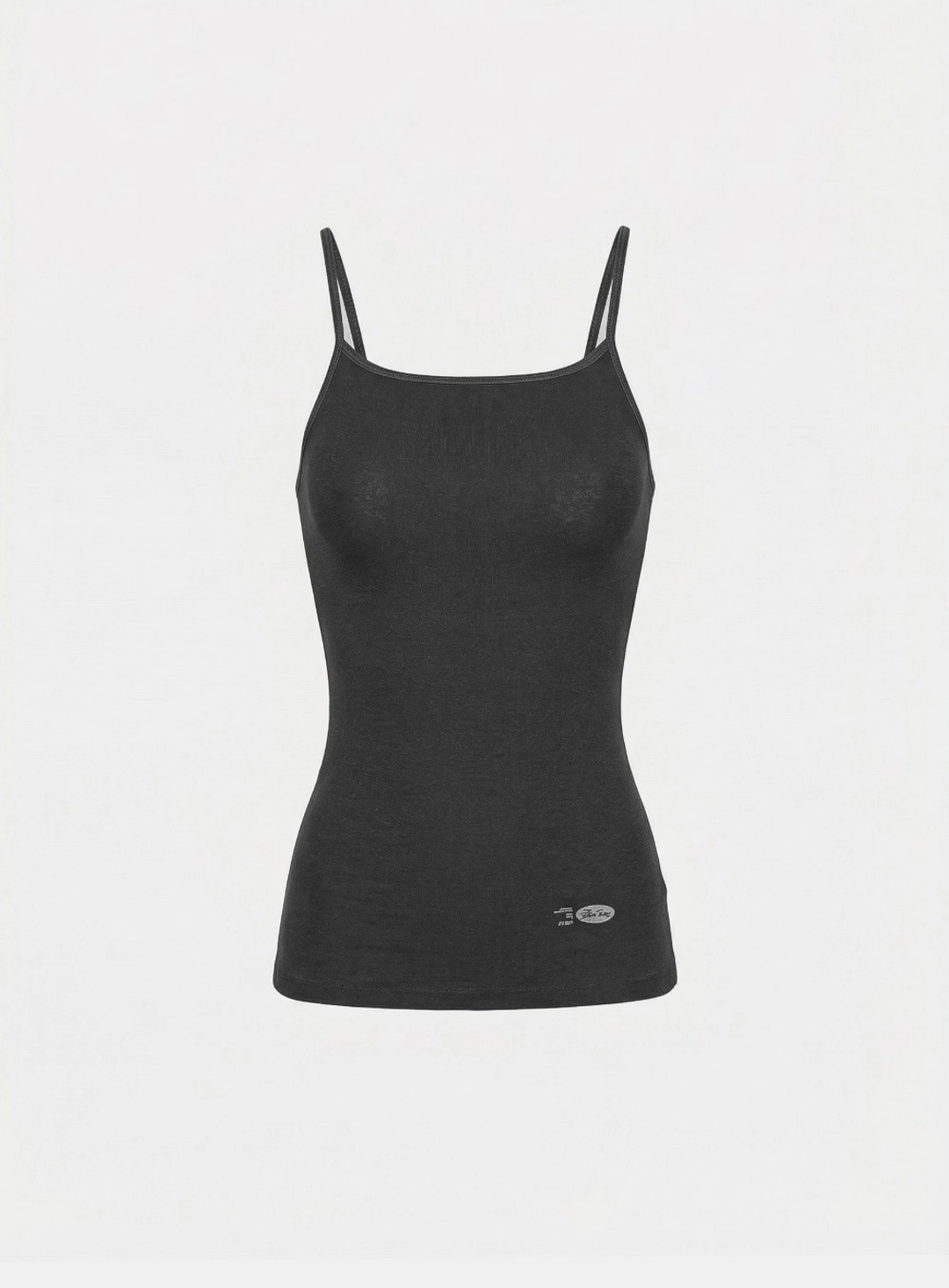 배드블러드 [w-tnk26-007] BS Cotton Jersey String Tank - Charcoal 상품 이미지 1