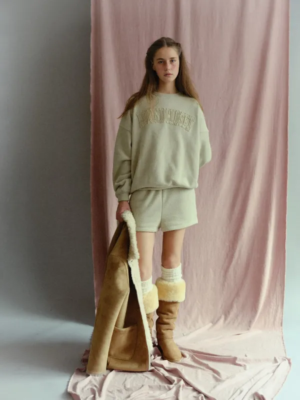 Terry Fleece Shorts (mint)
