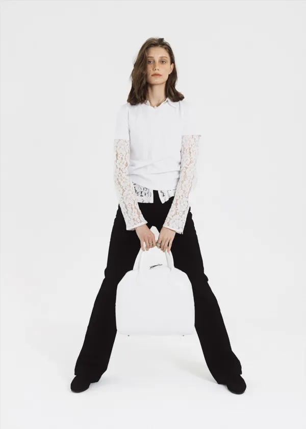 Lace shirt (Ivory)