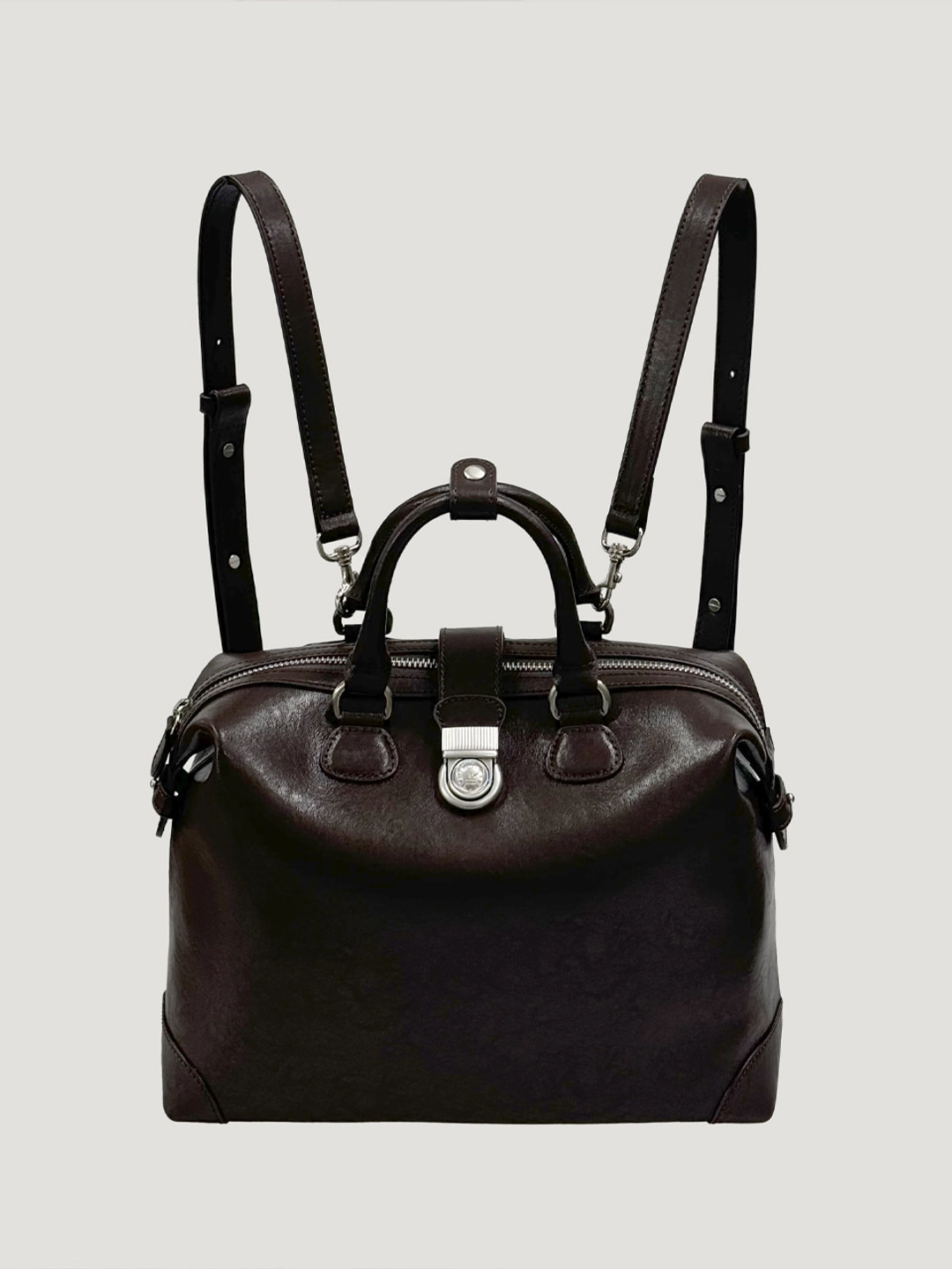 몽드몽드 monde doctor backpack choco brown 상품 이미지 3