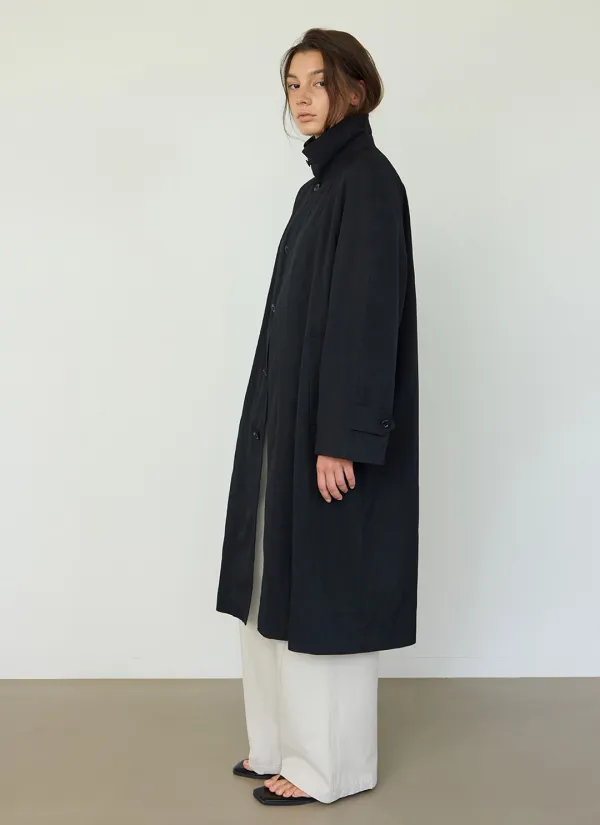 Mono Trench Coat (Black)