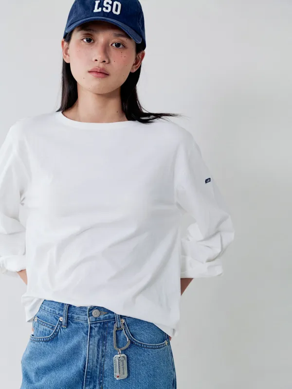 [2nd]Cole solid tee_off white