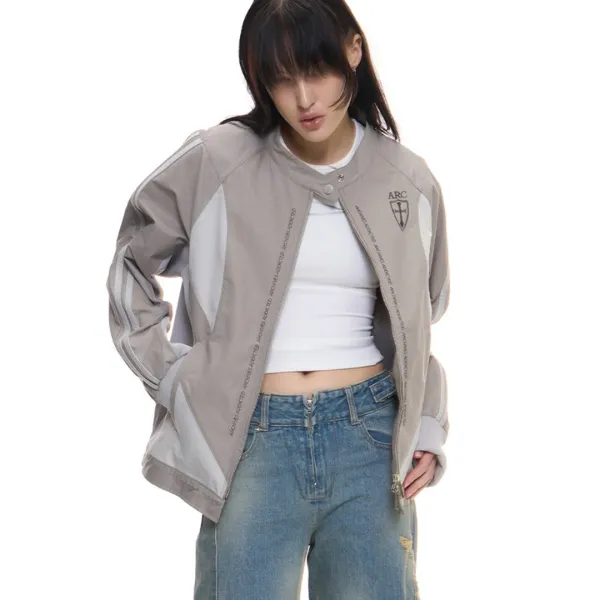 UNISEX ARC RACING JACKET (BEIGE)