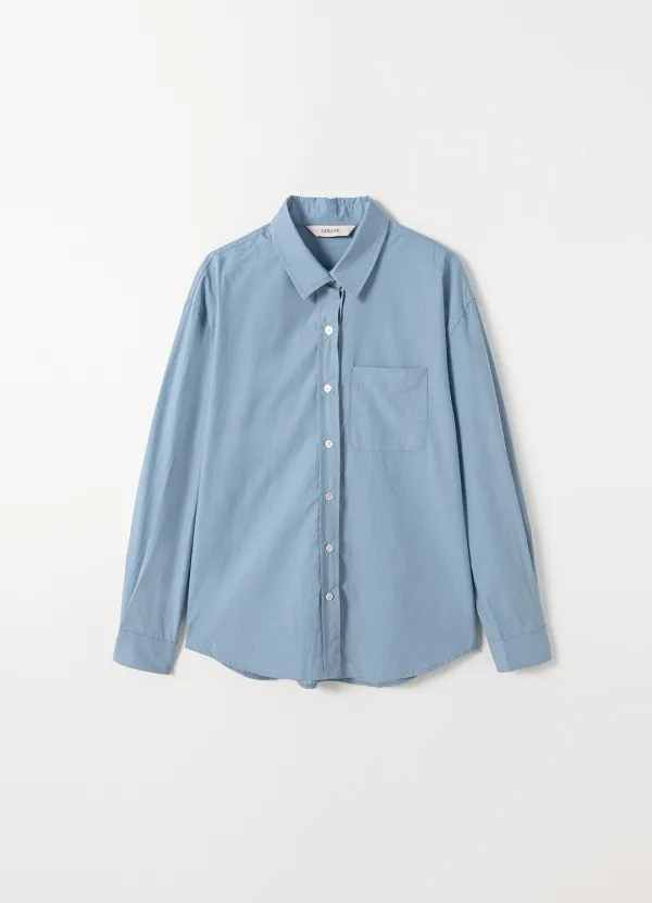 Classic Cotton Shirt(Blue)