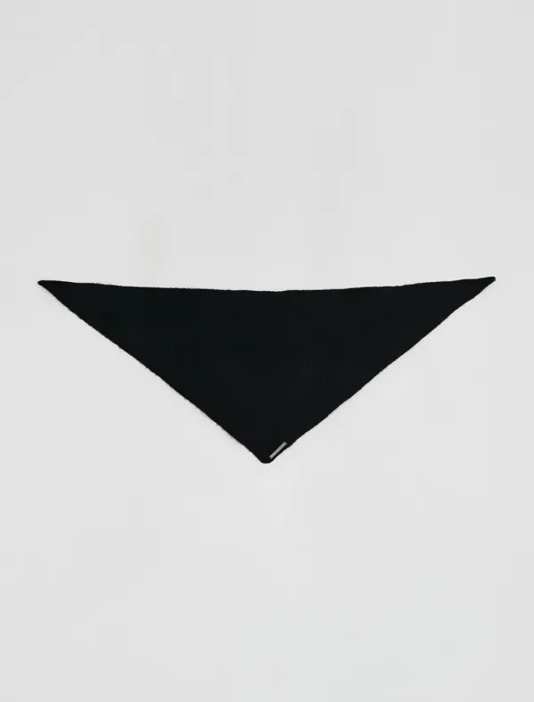 [1st REORDER] WOOL KNIT SCARF [BLACK]