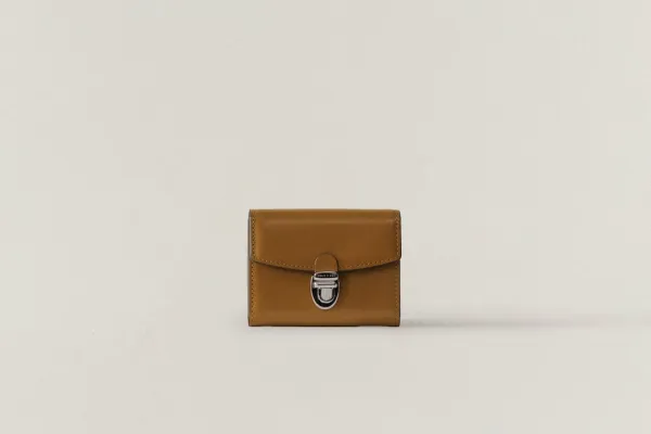 PORTE CARTES LOQUET CARAMEL