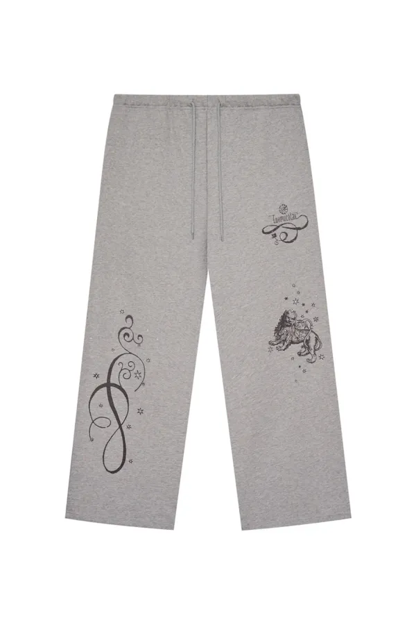 ORNAMENT 02 SWEATPANTS (MELANGE GREY)