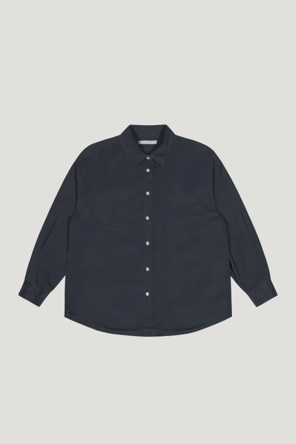 Dover Washed Shirt (black)