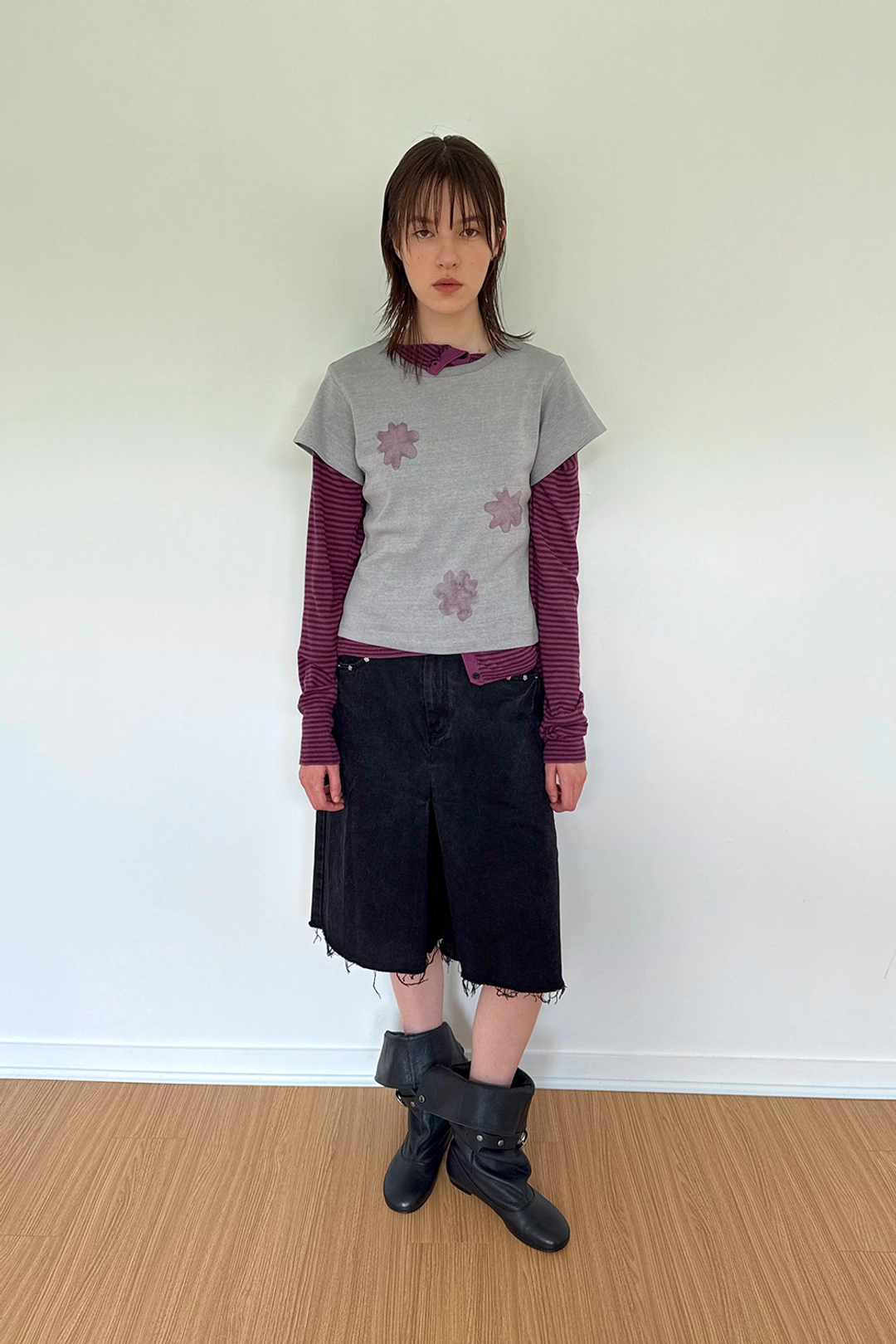 다이애그널 FLORAL BLEED TEE 상품 이미지 2
